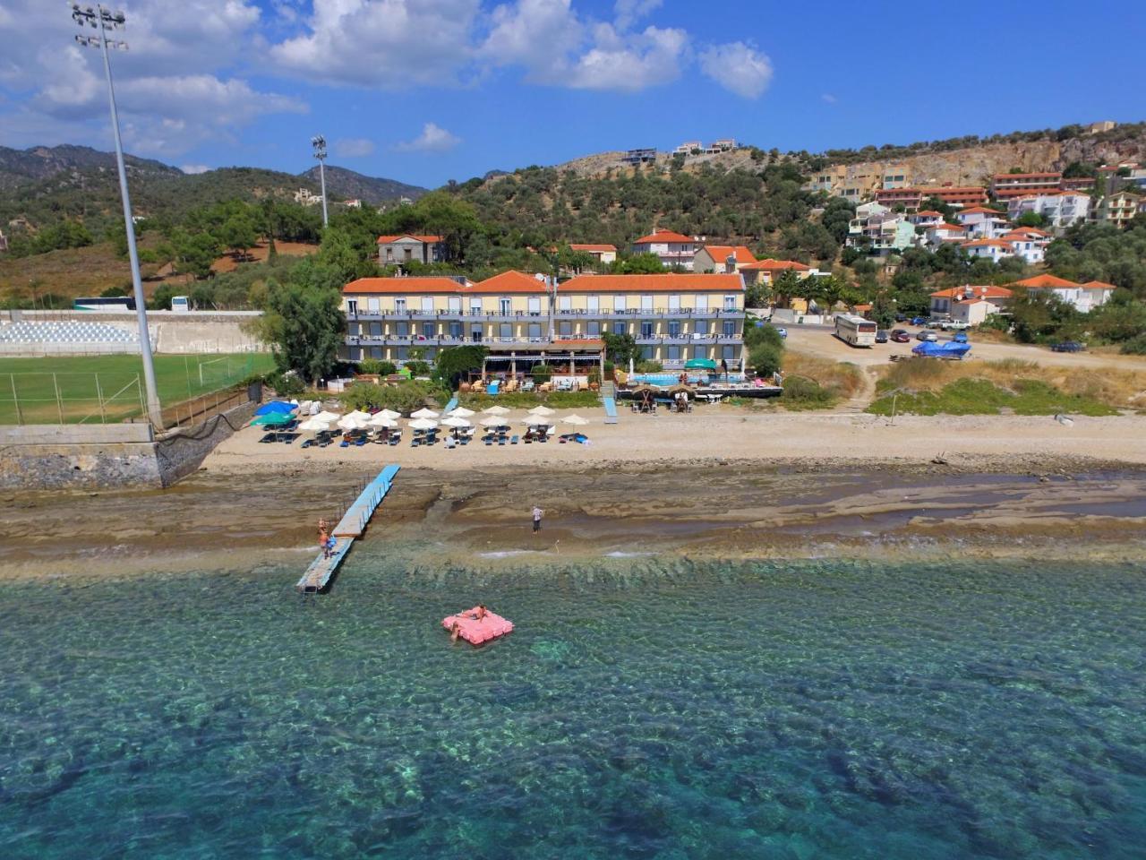 Pebble Beach Hotel Plomari Exterior photo